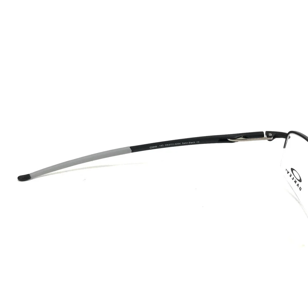 Oakley Eyeglasses Frames Rhinochaser OX3111-0254 Satin Black Half Rim 54-18-143
